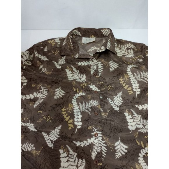 Vintage Hooper Associates Women Top Size 18 Long Sleeve Button Up - Picture 5 of 5